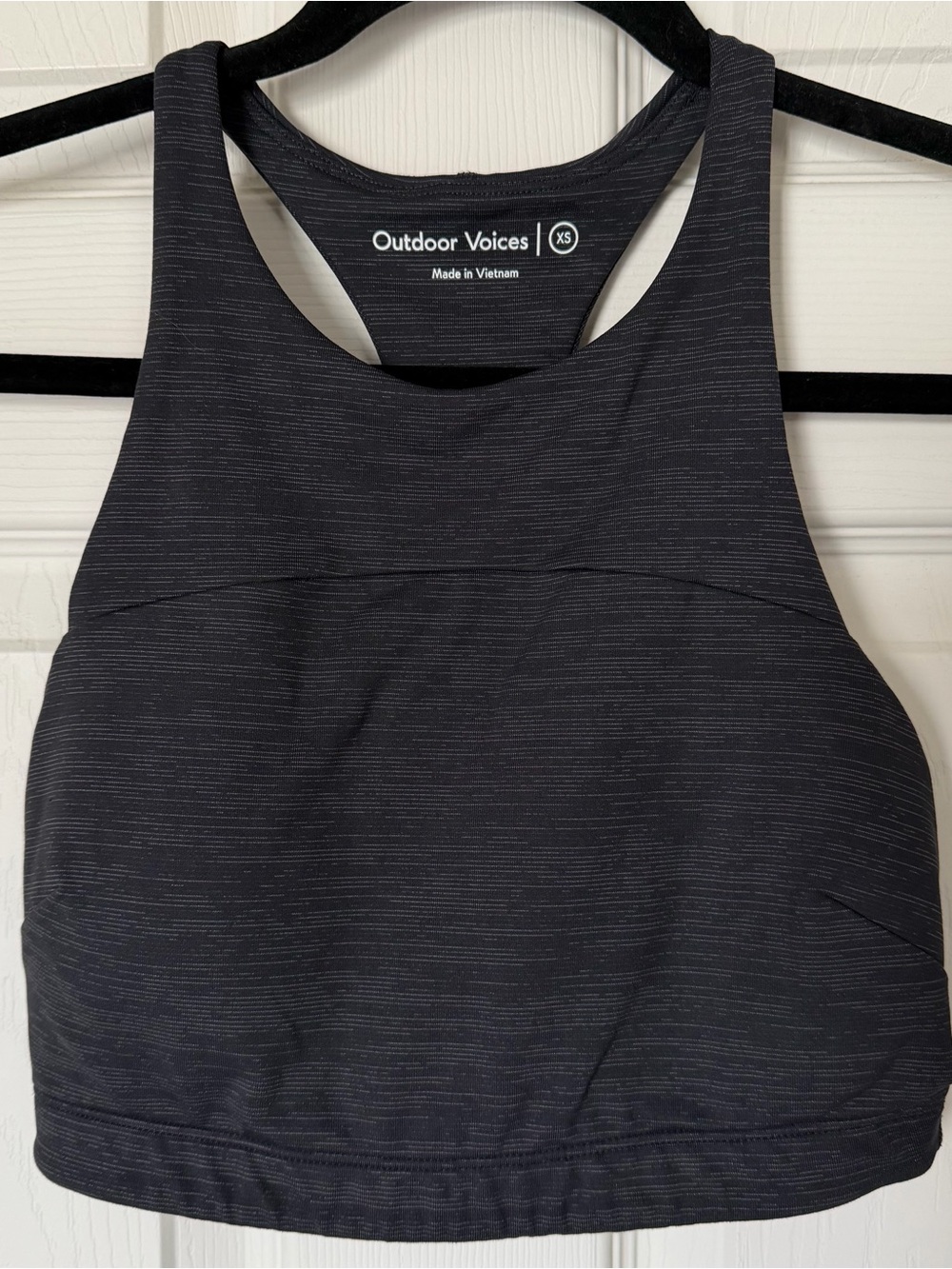 Outdoor Voices High Neck Racerback Sports Bra - XS